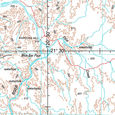 Geoscience Australia Nullagine SF51 - 05 digital map