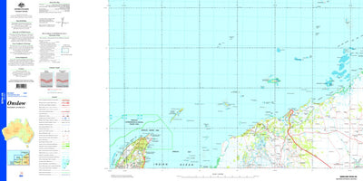 Geoscience Australia Onslow SF50 - 05 digital map