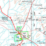 Geoscience Australia Oodnadatta SG53 - 15 digital map