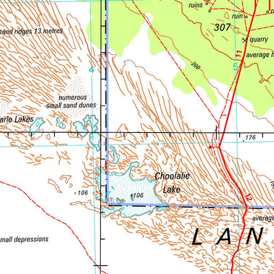 Geoscience Australia Ooleda SH52 - 12 digital map