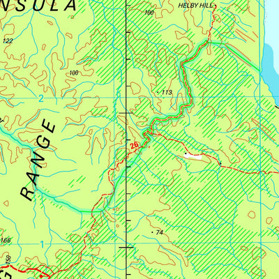 Geoscience Australia Orford Bay SC54 - 16 digital map