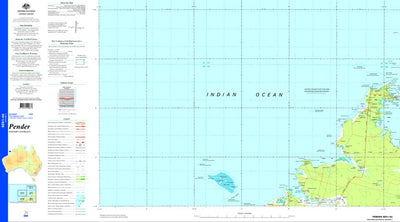 Geoscience Australia Pender SE51 - 02 digital map