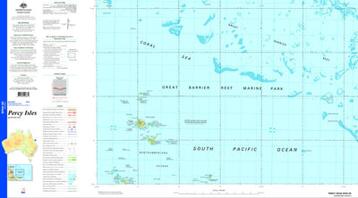 Geoscience Australia Percy Isles SF56 - 05 digital map