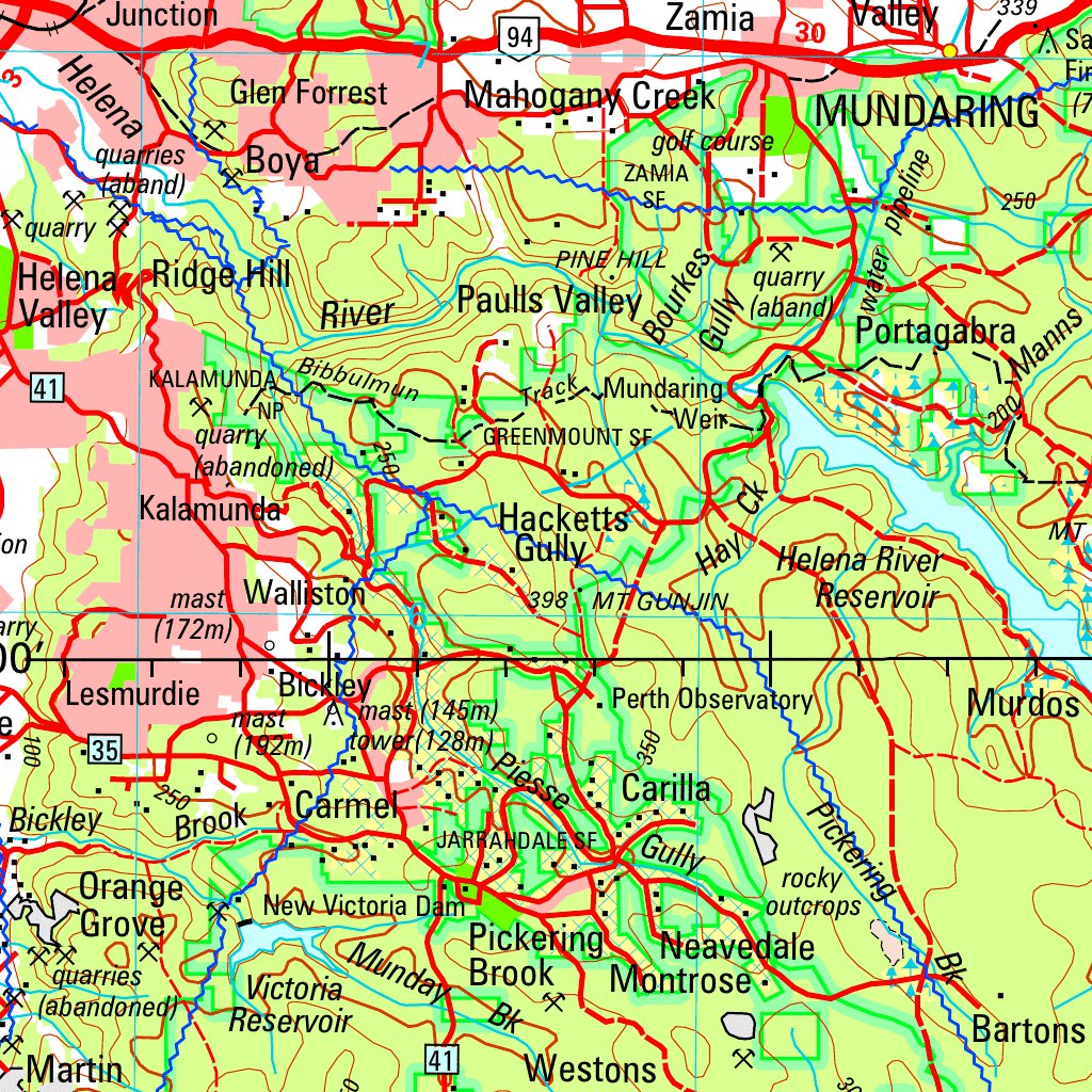 Perth Special - SH50-14 Map by Geoscience Australia | Avenza Maps