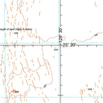 Geoscience Australia Petermann Ranges SG52 - 07 digital map