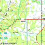 Geoscience Australia Pine Creek SD52 - 08 digital map