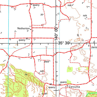 Geoscience Australia Pinnaroo SI54 - 14 digital map