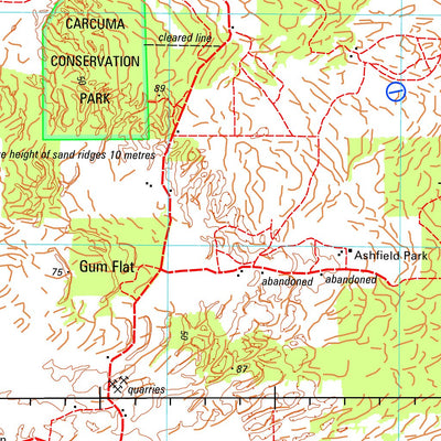 Geoscience Australia Pinnaroo SI54 - 14 digital map