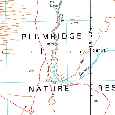 Geoscience Australia Plumridge SH51 - 08 digital map