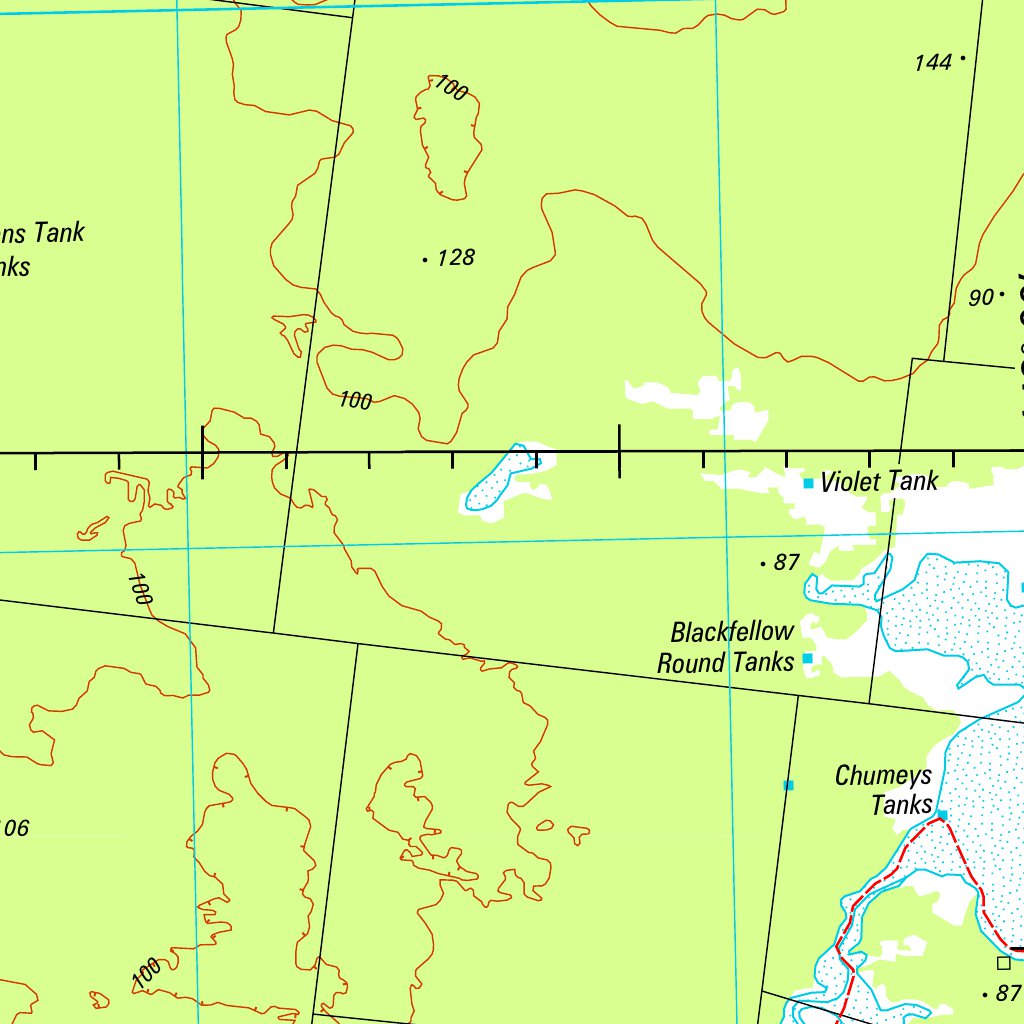 Pooncarie Si54 08 Map By Geoscience Australia Avenza Maps 6665