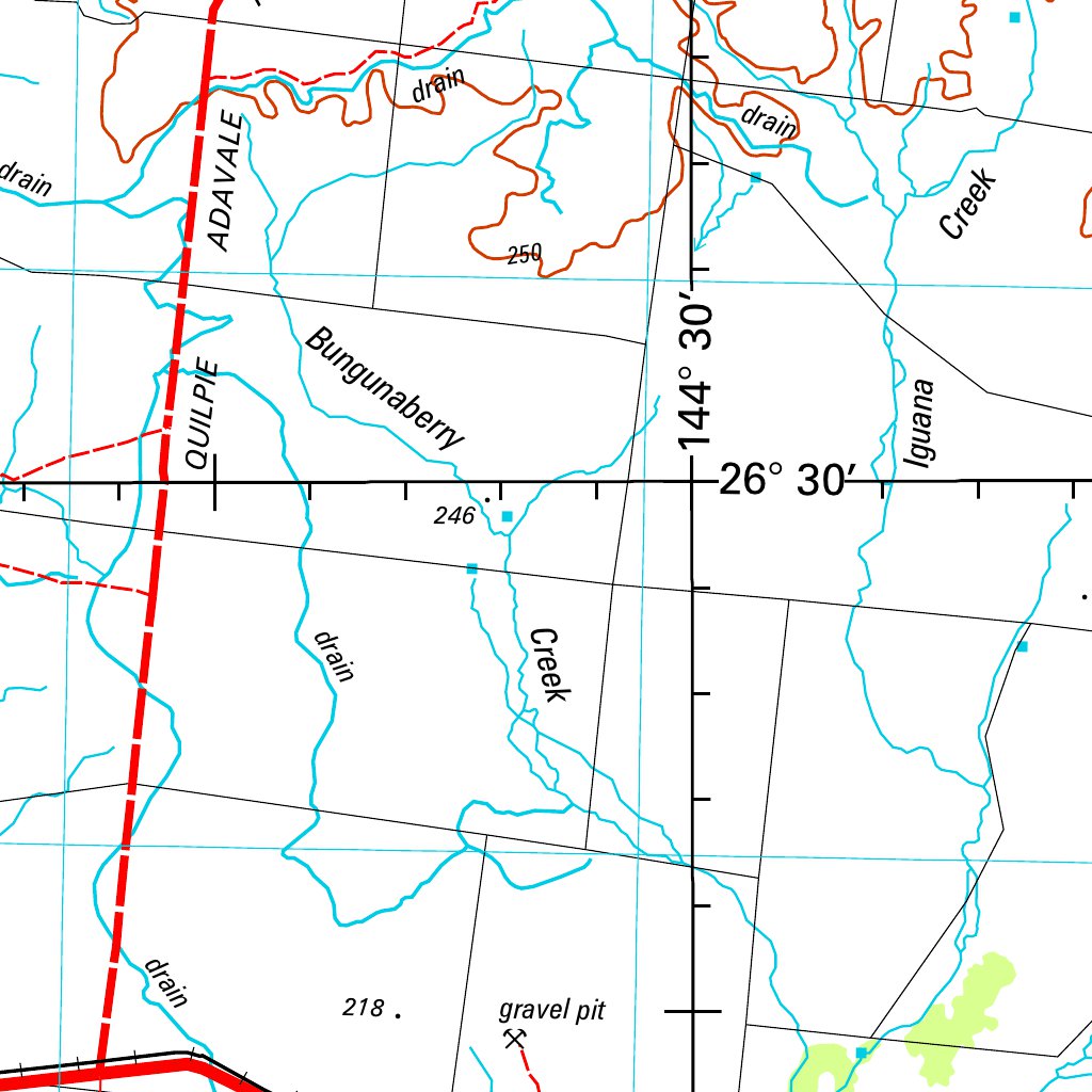 Quilpie SG55 - 09 Map by Geoscience Australia | Avenza Maps