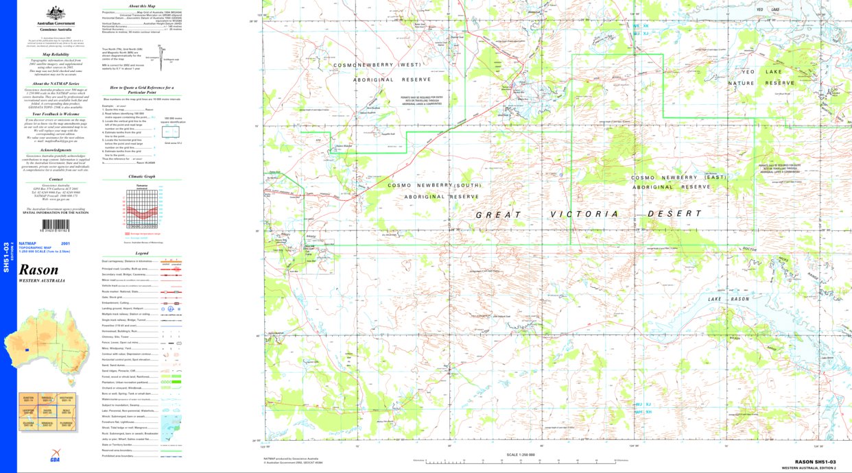 Rason SH51 - 03 Map by Geoscience Australia | Avenza Maps