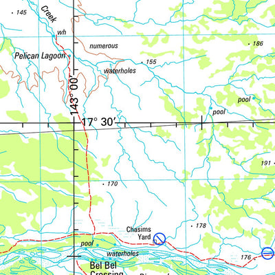 Geoscience Australia Red River SE54 - 08 digital map
