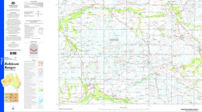 Geoscience Australia Robinson Ranges SG50 - 07 digital map