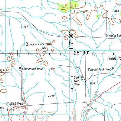 Geoscience Australia Robinson Ranges SG50 - 07 digital map