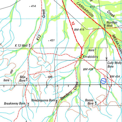 Geoscience Australia Robinson Ranges SG50 - 07 digital map