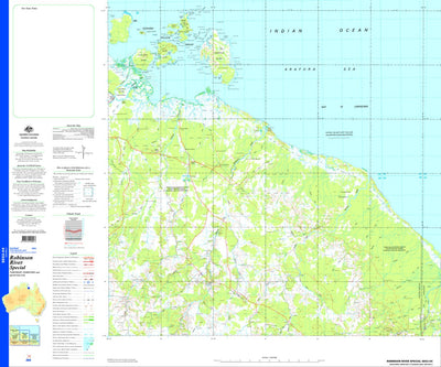 Geoscience Australia Robinson River Special SE53 - 04 digital map