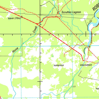 Geoscience Australia Robinson River Special SE53 - 04 digital map