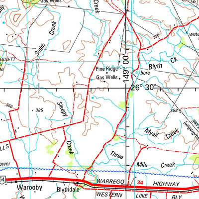 Roma SG55 - 12 Map by Geoscience Australia | Avenza Maps