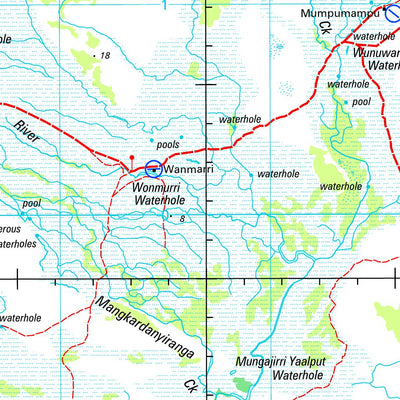 Geoscience Australia Roper River SD53 - 11 digital map