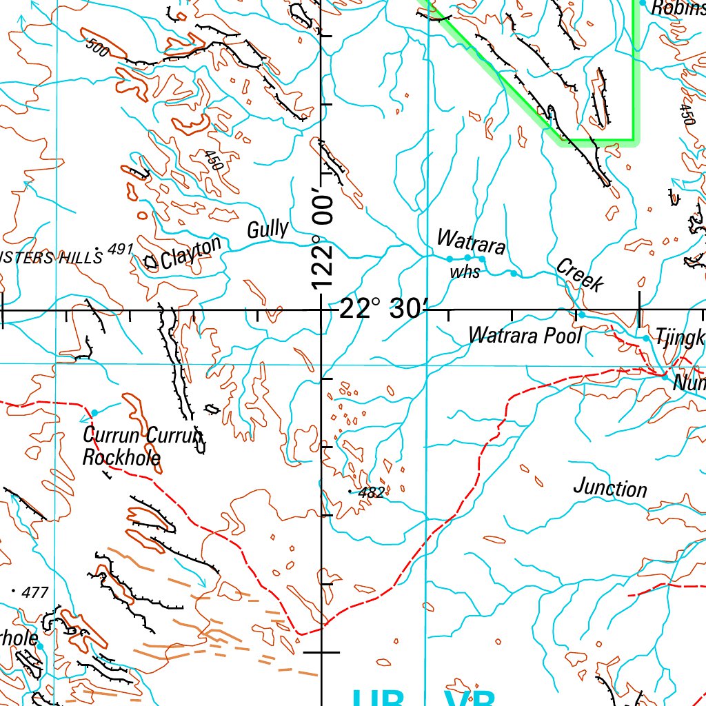 Rudall SF51 - 10 Map by Geoscience Australia | Avenza Maps