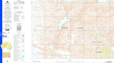 Geoscience Australia Ryan SF52 - 13 digital map