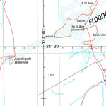 Geoscience Australia Sandover River SF53 - 08 digital map