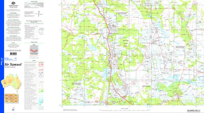 Geoscience Australia Sir Samuel SG51 - 13 digital map
