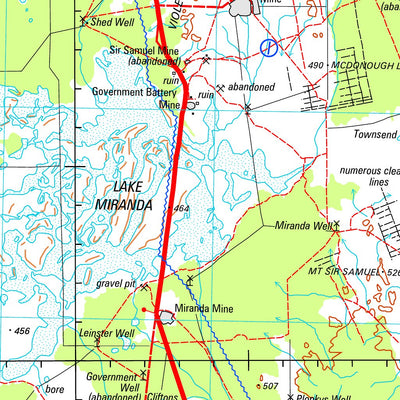 Geoscience Australia Sir Samuel SG51 - 13 digital map