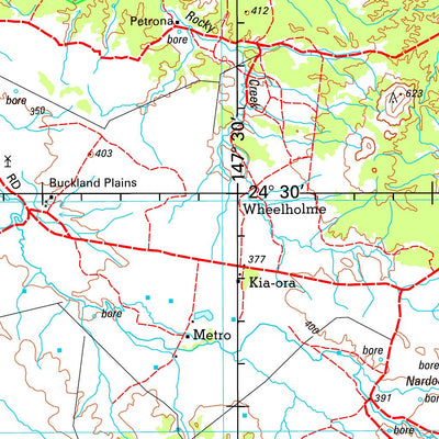 Geoscience Australia Springsure SG55 - 03 digital map