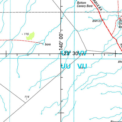 Geoscience Australia Springvale SF54 - 14 digital map