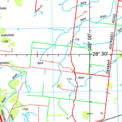 Geoscience Australia St. George SH55 - 04 digital map