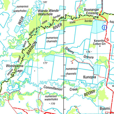 Geoscience Australia St. George SH55 - 04 digital map