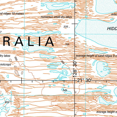 Geoscience Australia Stansmore SF52 - 06 digital map