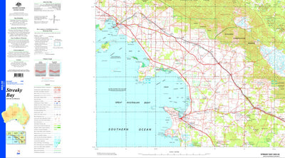 Geoscience Australia Streaky Bay SI53 - 02 digital map