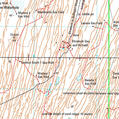 Geoscience Australia Strzelecki SH54 - 02 digital map