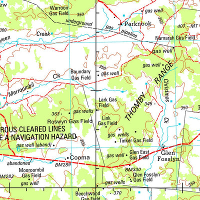 Geoscience Australia Surat SG55 - 16 digital map