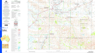 Geoscience Australia Talbot SG52 - 09 digital map
