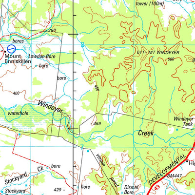 Geoscience Australia Tambo SG55 - 02 digital map