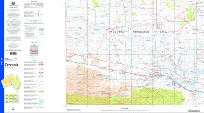 Geoscience Australia Tarcoola SH53 - 10 digital map