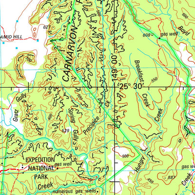 Geoscience Australia Taroom SG55 - 08 digital map