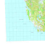 Geoscience Australia Tasmania South West SK55 - 22 digital map