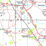 Geoscience Australia Tennant Creek SE53 - 14 digital map