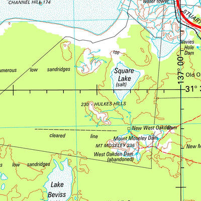 Geoscience Australia Torrens SH53 - 16 digital map