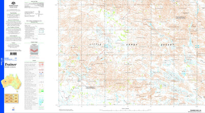 Geoscience Australia Trainor SG51 - 02 digital map