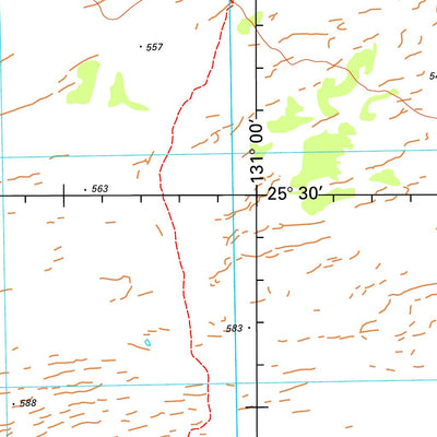 Geoscience Australia Uluru / Ayers Rock SG52 - 08 digital map