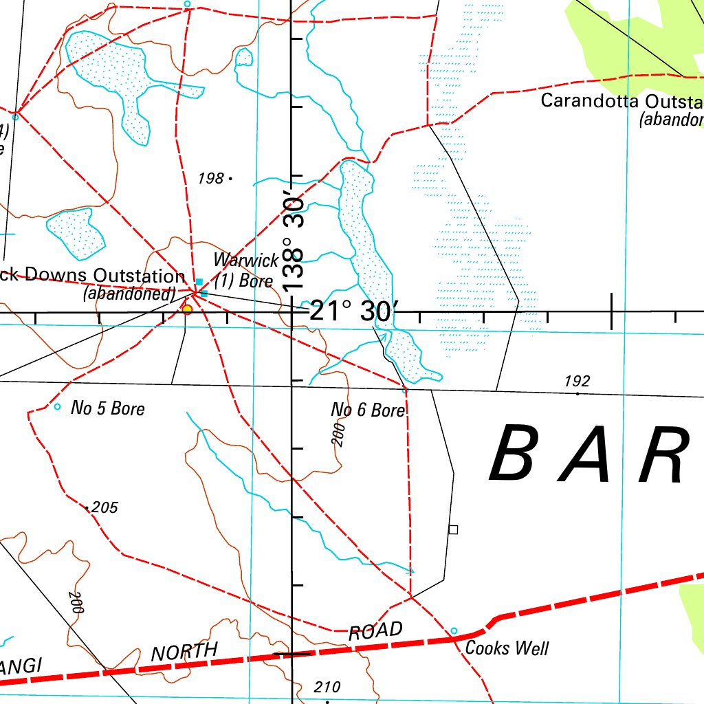 Urandangi SF54 - 05 Map by Geoscience Australia | Avenza Maps