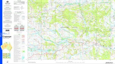 Geoscience Australia Urapunga SD53 - 10 digital map