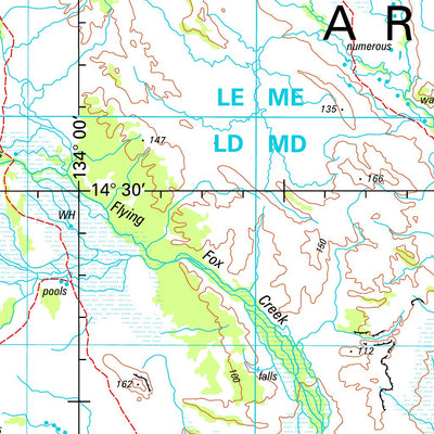 Geoscience Australia Urapunga SD53 - 10 digital map