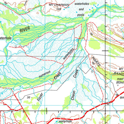 Geoscience Australia Urapunga SD53 - 10 digital map